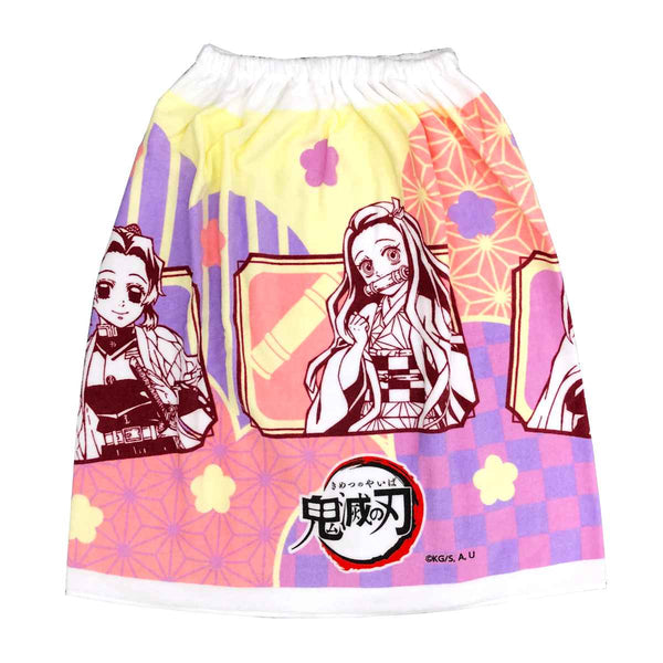 巻きタオル 鬼滅の刃 禰豆子 胡蝶しのぶ 栗花落カナヲ 60×120cm