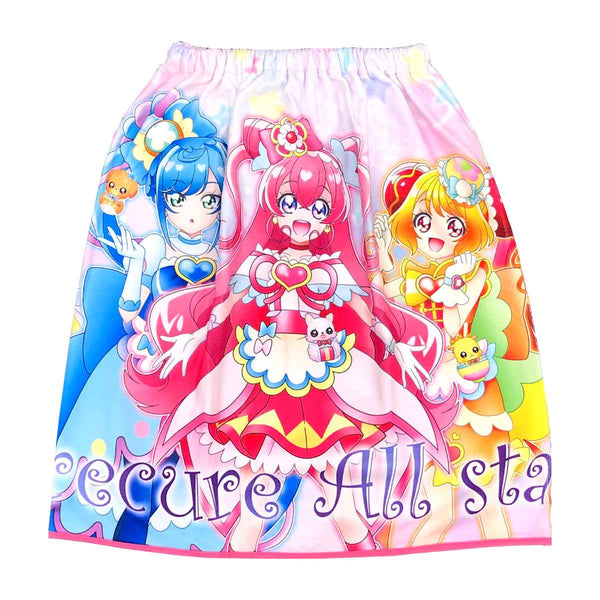 巻きタオル プリキュアオールスターズ マイクロファイバー 60×120cm