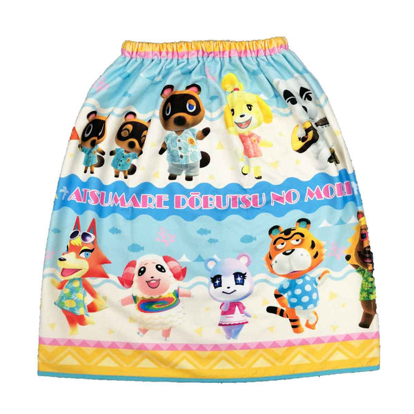 巻きタオル どうぶつの森 マイクロファイバー 60×120cm