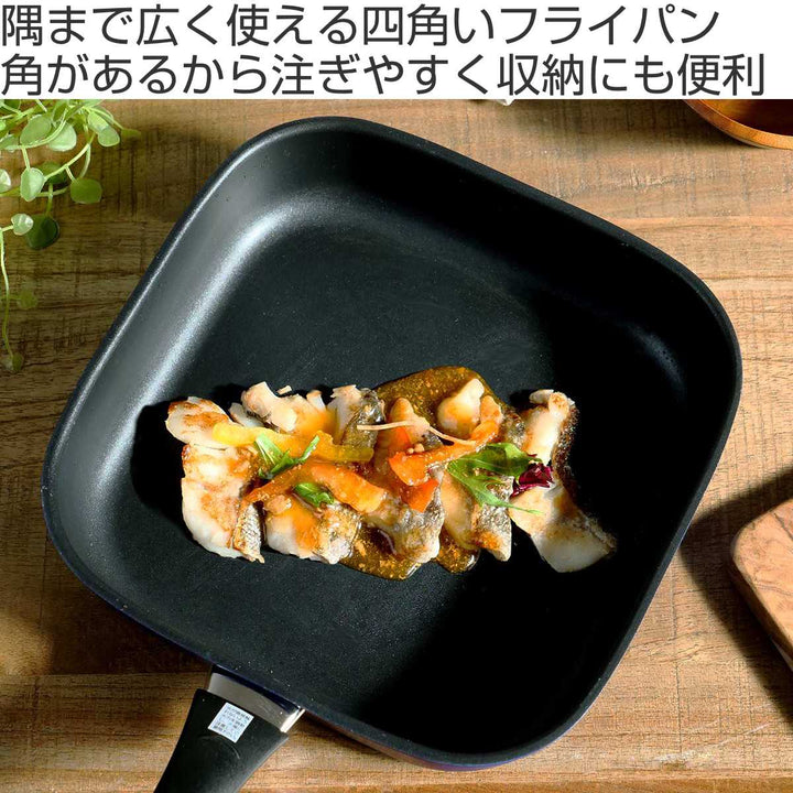 フライパン角型24cm×24cmIH対応ハコパン