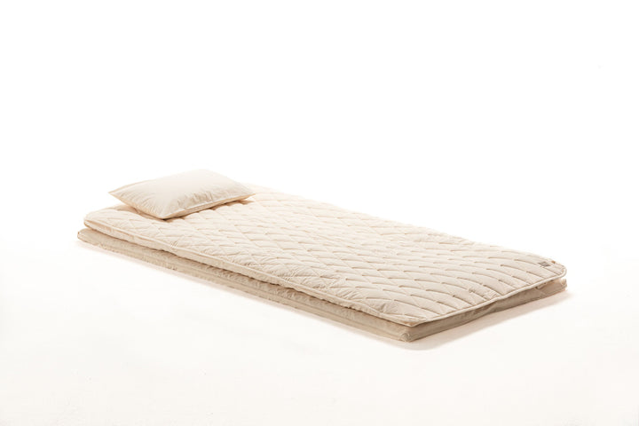 敷き布団パッドシングルsafoオーガニック100×205cm綿100％