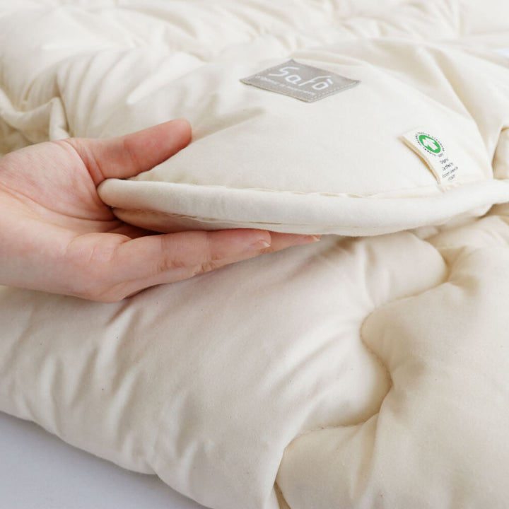敷き布団ダブルsafoオーガニック140×205cm綿100％