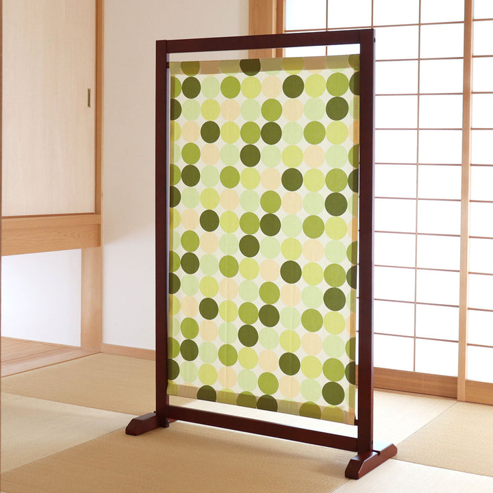 衝立 自立式1連衝立 ドット柄 高さ135cm -12