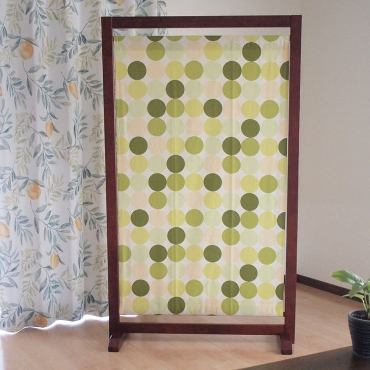 衝立 自立式1連衝立 ドット柄 高さ135cm -14