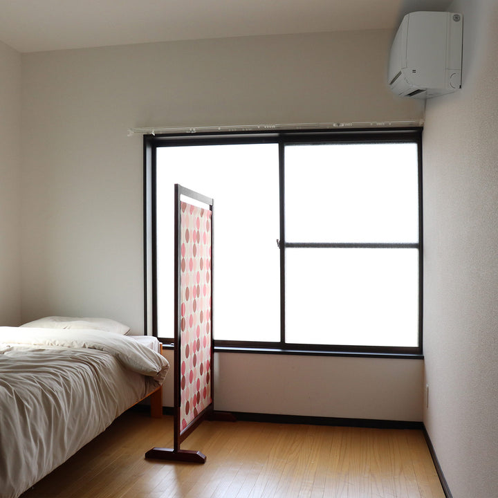 衝立 自立式1連衝立 ドット柄 高さ135cm -8