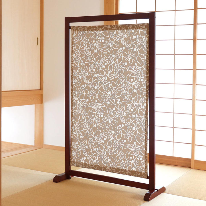 衝立 自立式1連衝立 花柄 高さ135cm -12