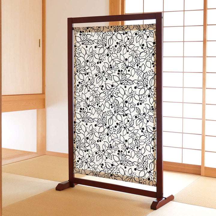 衝立 自立式1連衝立 花柄 高さ135cm -13