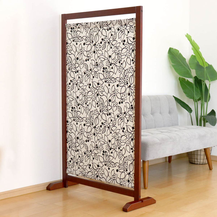 衝立 自立式1連衝立 花柄 高さ135cm -15