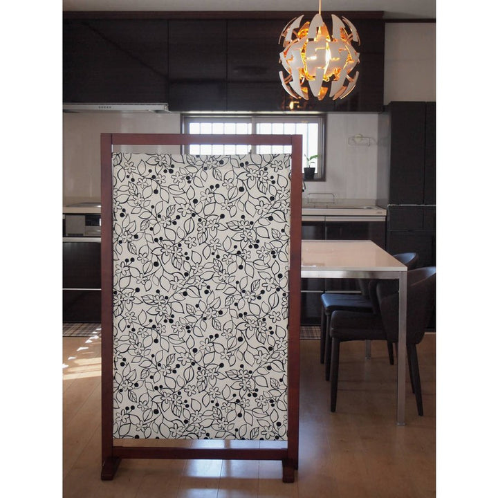 衝立 自立式1連衝立 花柄 高さ135cm -17