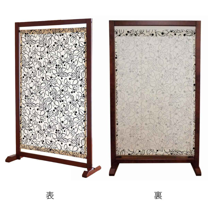 衝立 自立式1連衝立 花柄 高さ135cm -7