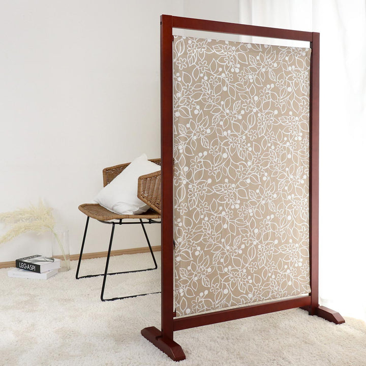 衝立 自立式1連衝立 花柄 高さ135cm -11