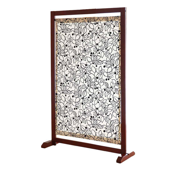 衝立 自立式1連衝立 花柄 高さ135cm -1