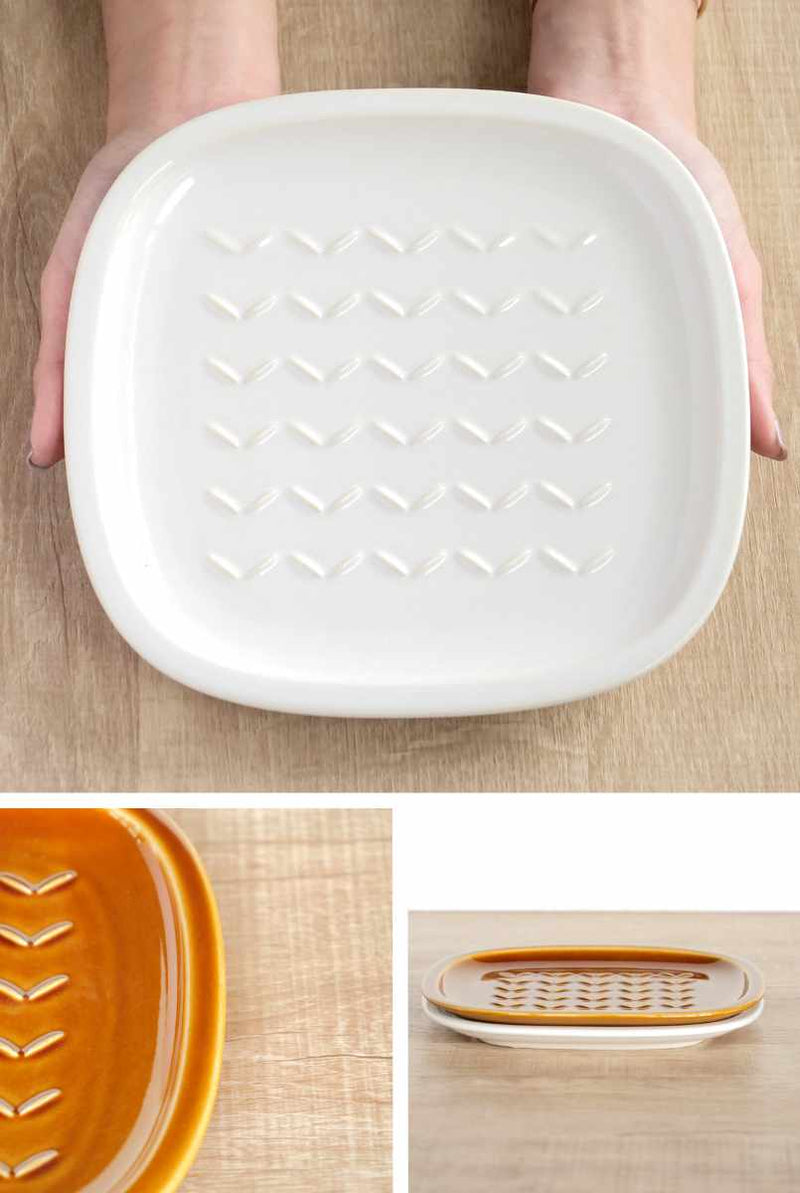 トースト 皿 20cm 三百十日商店 サクッとパン皿 リーフ