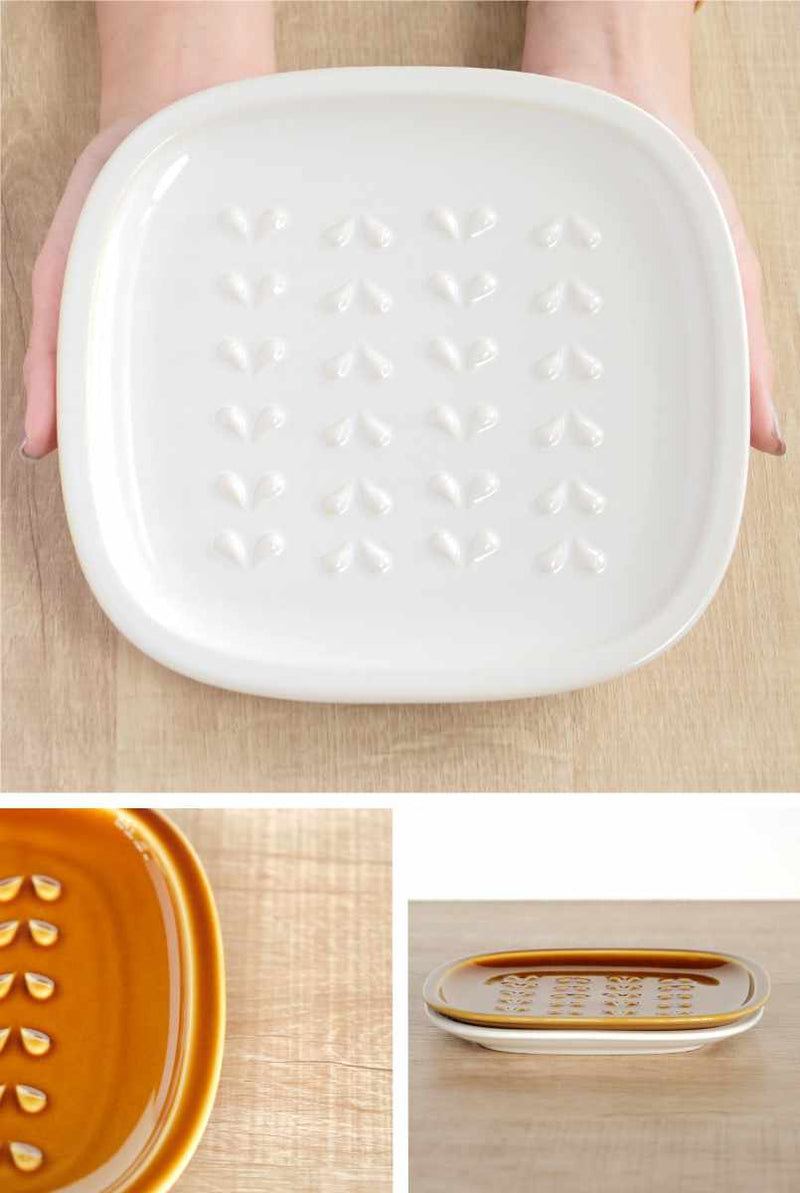 トースト 皿 20cm 三百十日商店 サクッとパン皿 ドロップ