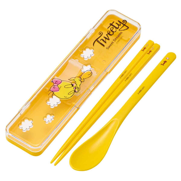 コンビセット 抗菌 箸 スプーン 18cm TWEETY