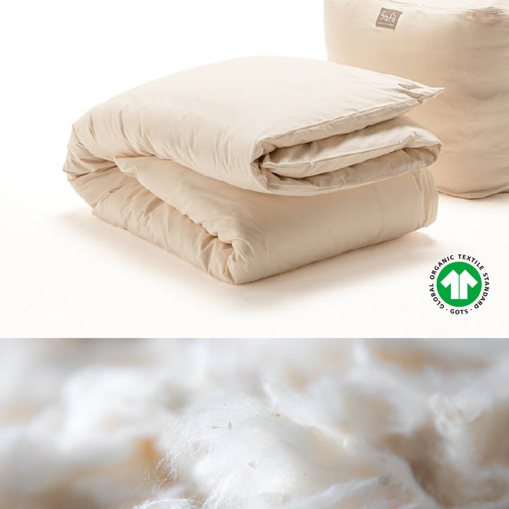 掛け布団カバーダブルsafoオーガニック190×210cm綿100％