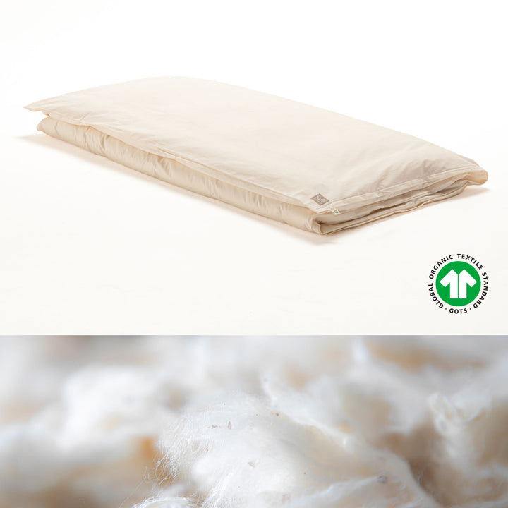 敷き布団カバーセミダブルsafoオーガニック120×210cm綿100％