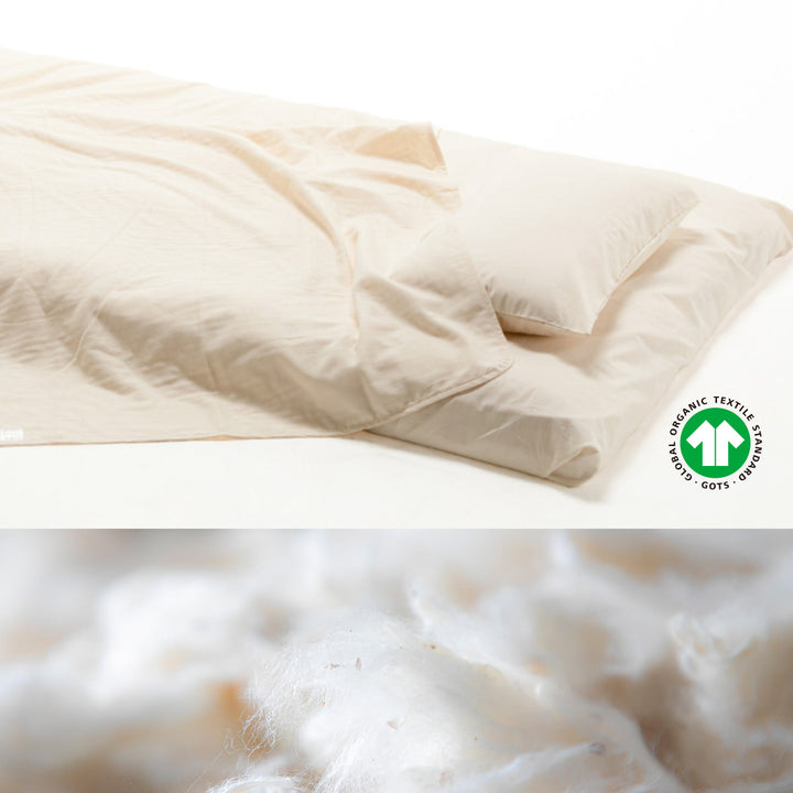 敷きシーツダブルsafoオーガニック180×270cm綿100％