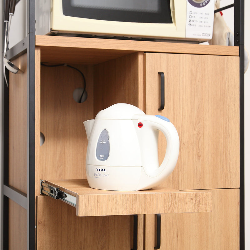 食器棚 ハイタイプ シンプルモダン スチールフレーム ART 幅60cm -12