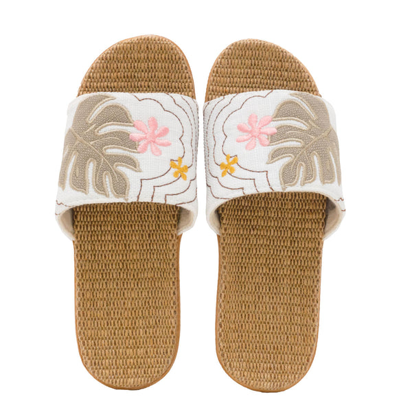 スリッパ ルームサンダル モンステラM 約23.0～24.5cm