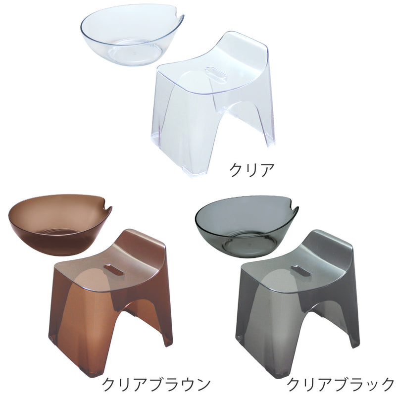 風呂椅子 湯桶 セット 座面高さ25cm ヒューバス 日本製 -4