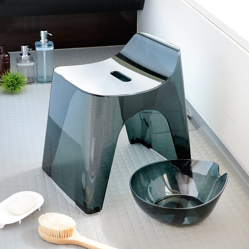 風呂椅子 湯桶 セット 座面高さ30cm ヒューバス 日本製 -19