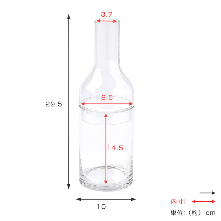 花瓶 LABO GLASS ボトルフラワーベース 2WAY Mサイズ -4