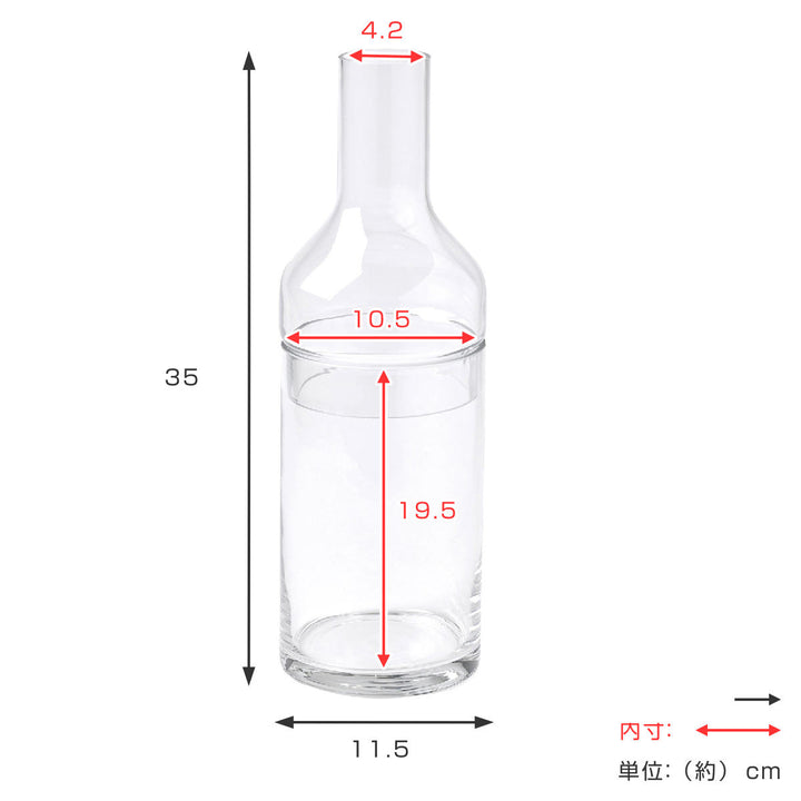 花瓶 LABO GLASS ボトルフラワーベース 2WAY Lサイズ -4