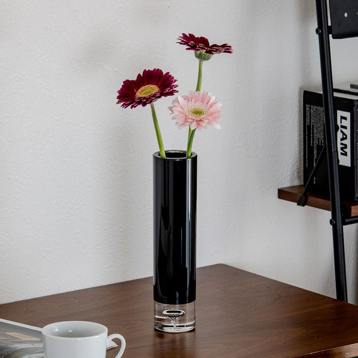 花瓶 割れないガラス PVシリンダー 直径6×高さ25cm -13