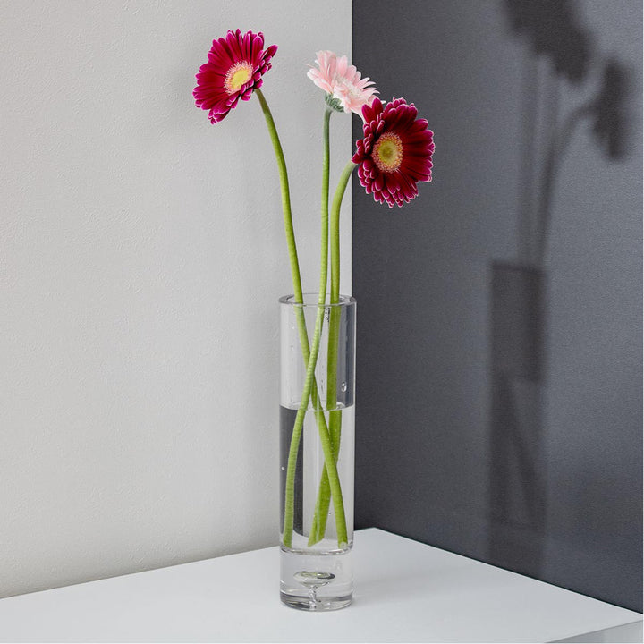 花瓶 割れないガラス PVシリンダー 直径6×高さ25cm -18