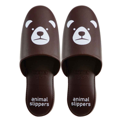 トイレスリッパ 拭けるスリッパ アニマルフェイス 大人用