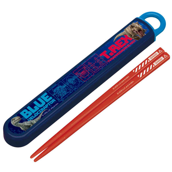 箸箱セット 抗菌 箸 16.5cm 音の鳴らない ジュラシックワールド