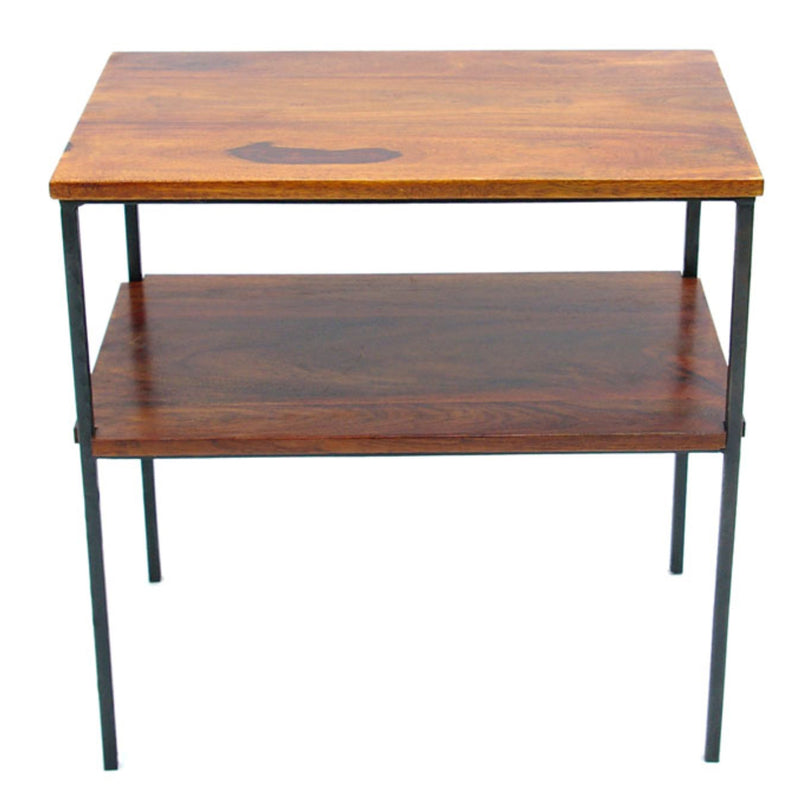 サイドテーブル 幅50cm 木製 ラック アイアン