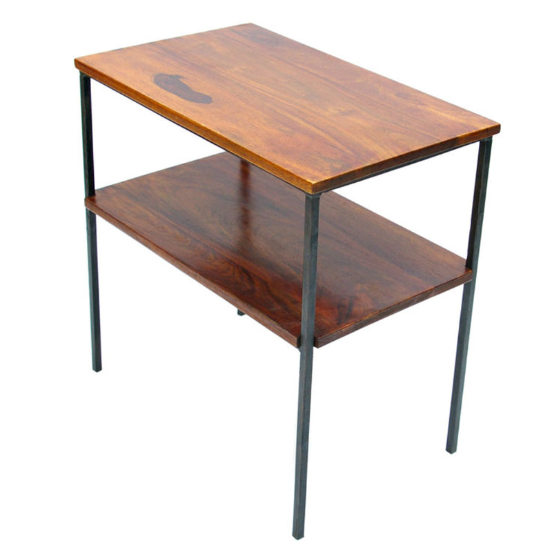 サイドテーブル 幅50cm 木製 ラック アイアン