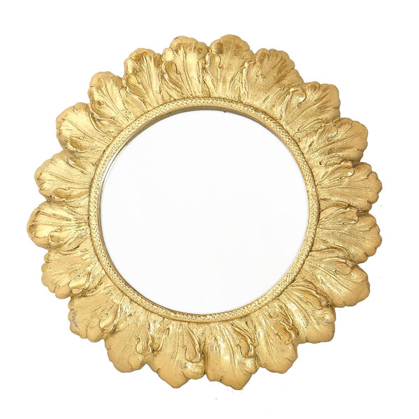 サンフラワーミラー 直径18cm 壁掛け スタンド