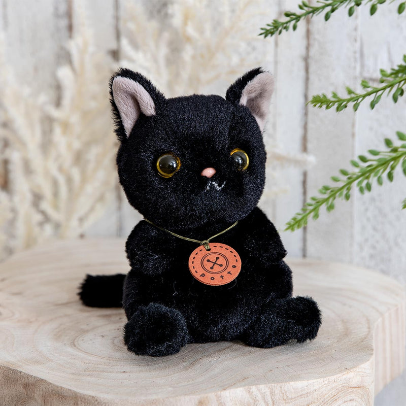 ぬいぐるみ potte 黒猫 猫 -9