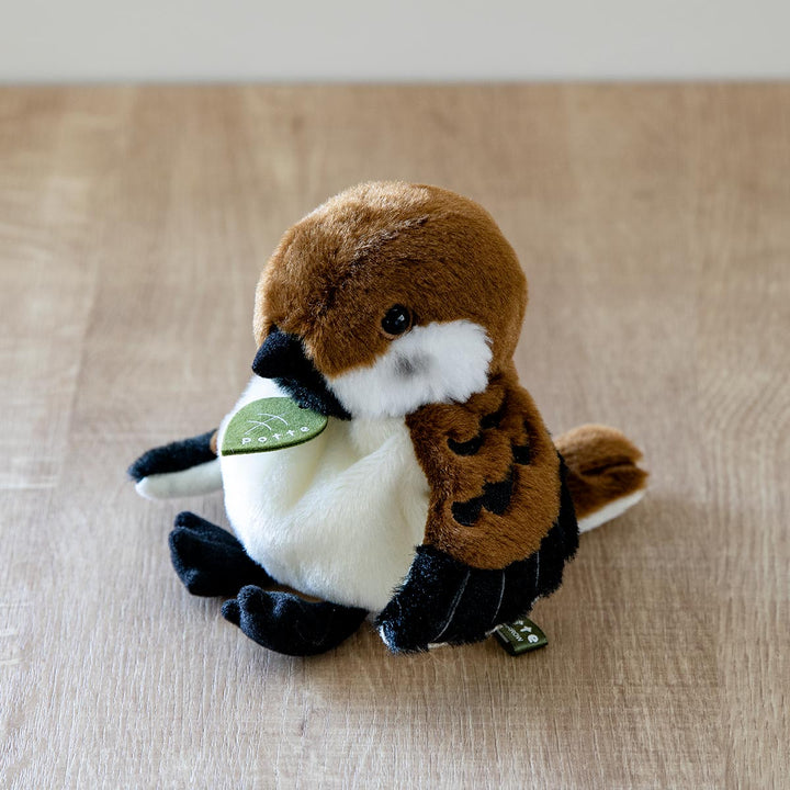 ぬいぐるみ potte スズメ -10