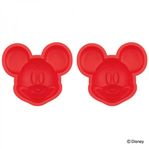 ケーキ型 2個入り ミッキーマウス シリコン