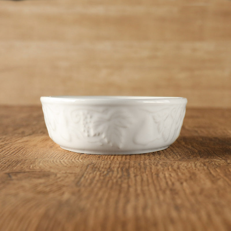 グラタン皿 一人用 19cm S 楕円 レリーフグラタン 陶器 -16