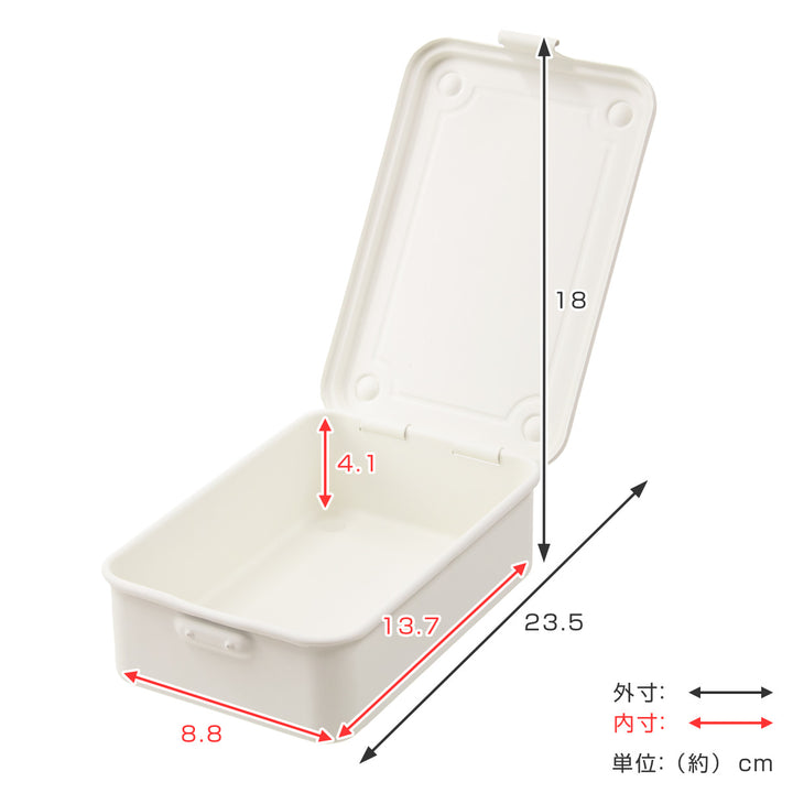 小物収納スチール収納ボックスペールカラー幅16×奥行11×高さ5cm