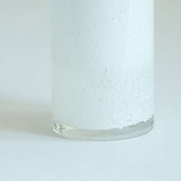 花瓶 DGボトルベース 直径7.5×高さ18cm ホワイト ガラス -10