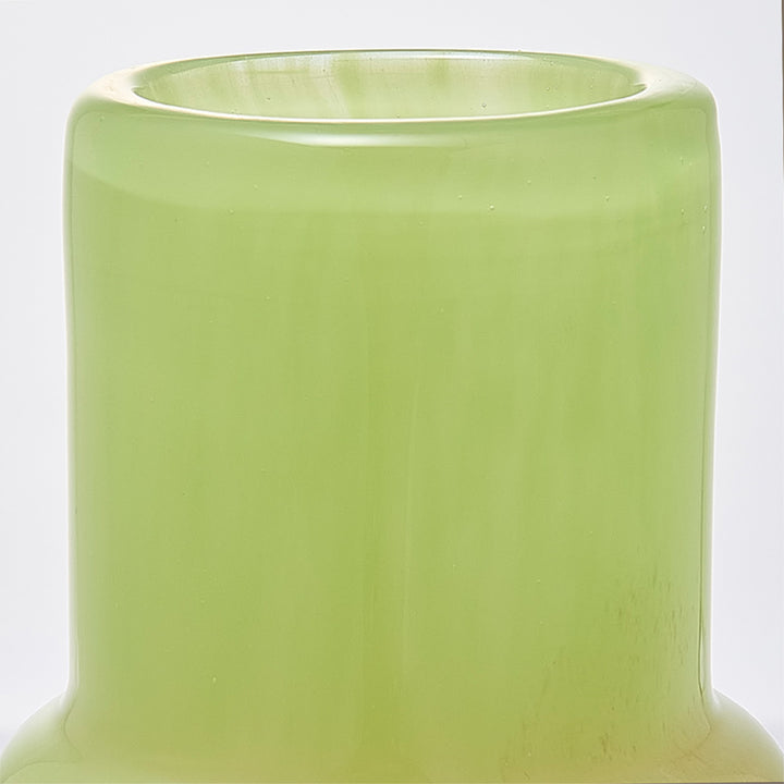 花瓶 DGボトルベース 直径7.5×高さ18cm ピンクグリーン ガラス -8