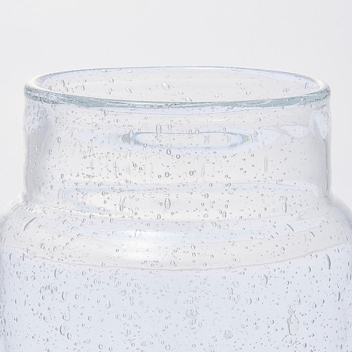 花瓶 DGボトルベース 直径11.5×高さ15cm クリアー ガラス -4