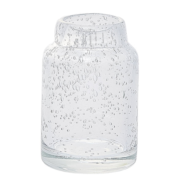 花瓶 DGボトルベース 直径7.5×高さ12cm クリアー ガラス