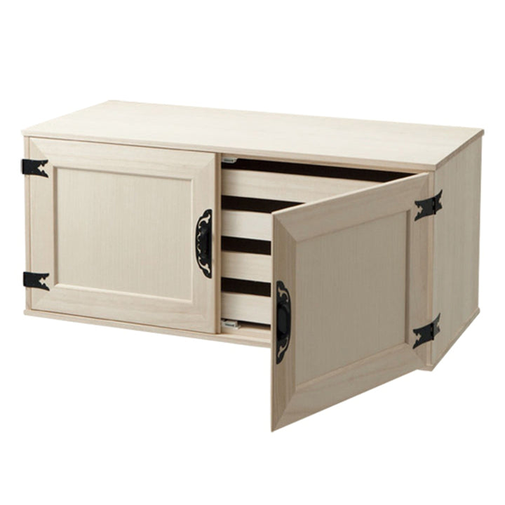 総桐 組み合わせタンス 上置き 扉盆タイプ 日本製 幅100cm -1