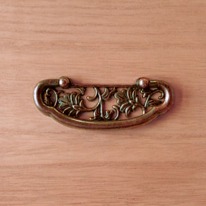 総桐隠しキャスター付チェスト4段柿渋染め日本製幅100cm