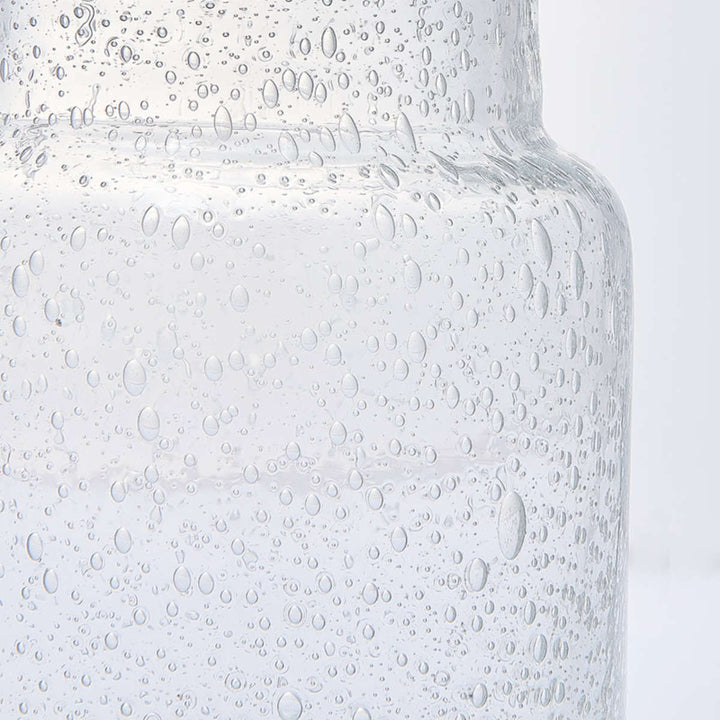 花瓶 DGボトルベース 直径13×高さ17.5cm クリアー ガラス -4