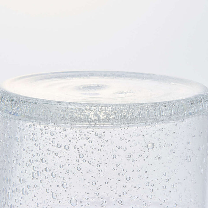 花瓶 DGボトルベース 直径13×高さ17.5cm クリアー ガラス -6