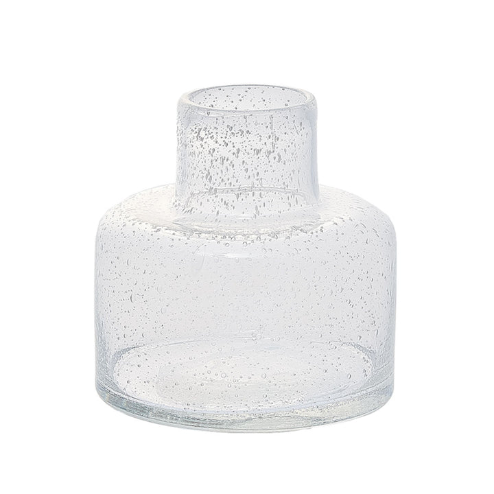 花瓶 DGボトルベース 直径15×高さ15cm クリアー ガラス -5