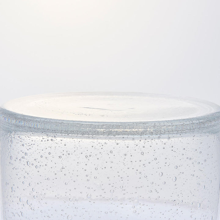 花瓶 DGボトルベース 直径15×高さ15cm クリアー ガラス -8